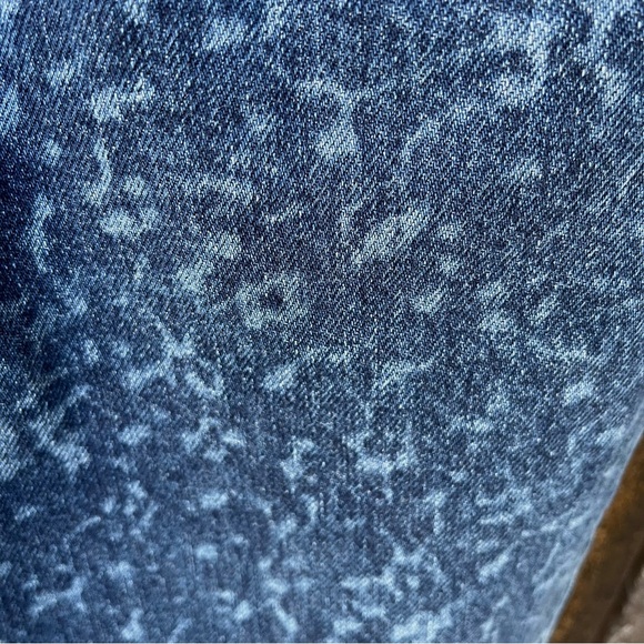 Everlane Wm’s The 90s Cheeky Organic Cotton Jean In Dark Painterly Strokes Sz 25 - Picture 6 of 16
